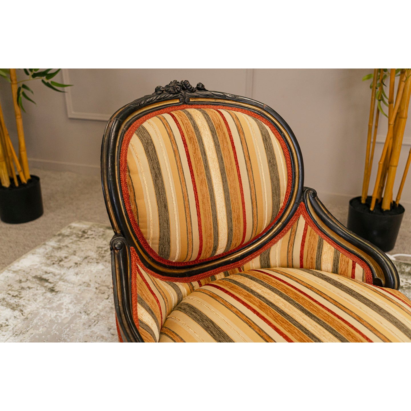 19th Century Ebonised Nursing Chair