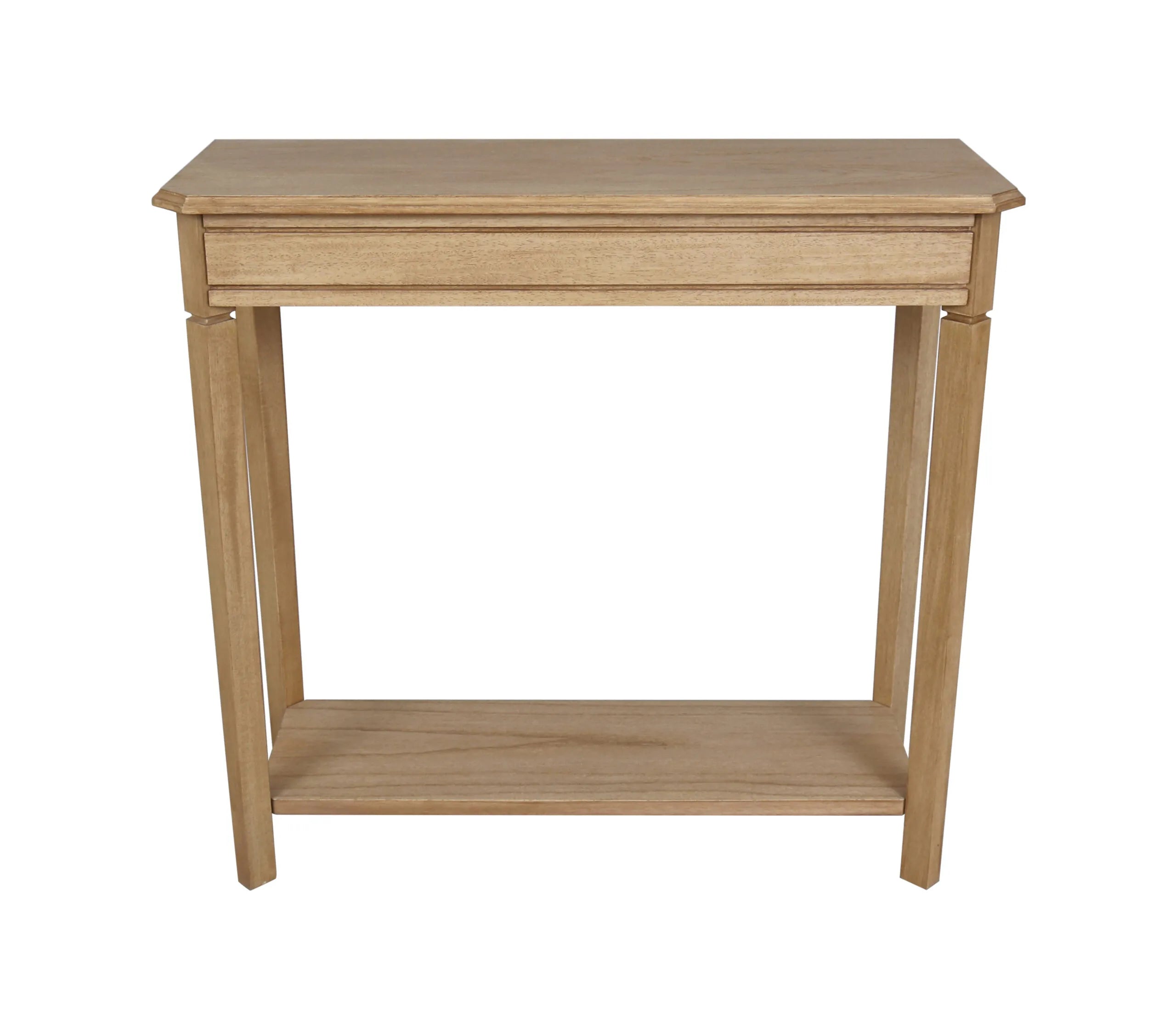 Alice Ash Console Table with Shelf