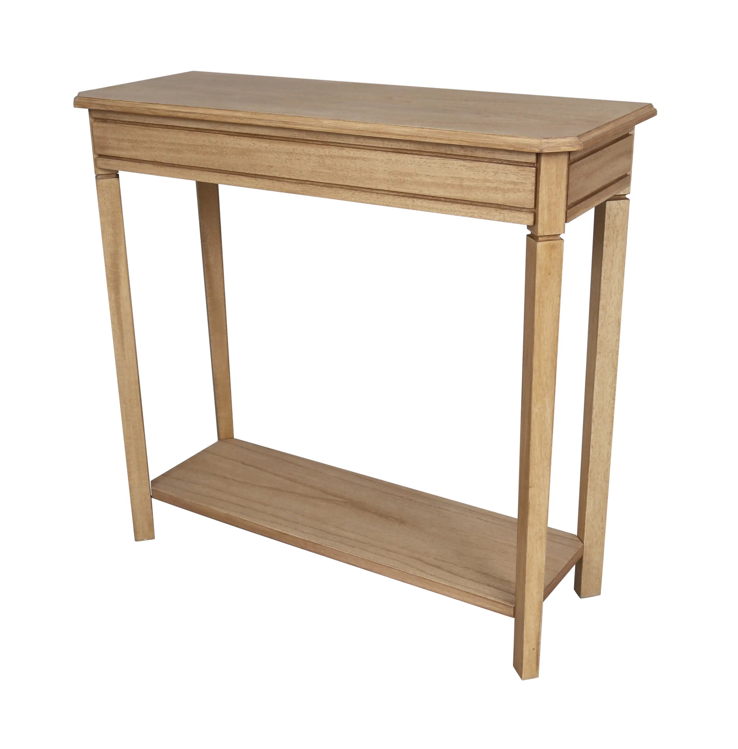 Alice Ash Console Table with Shelf