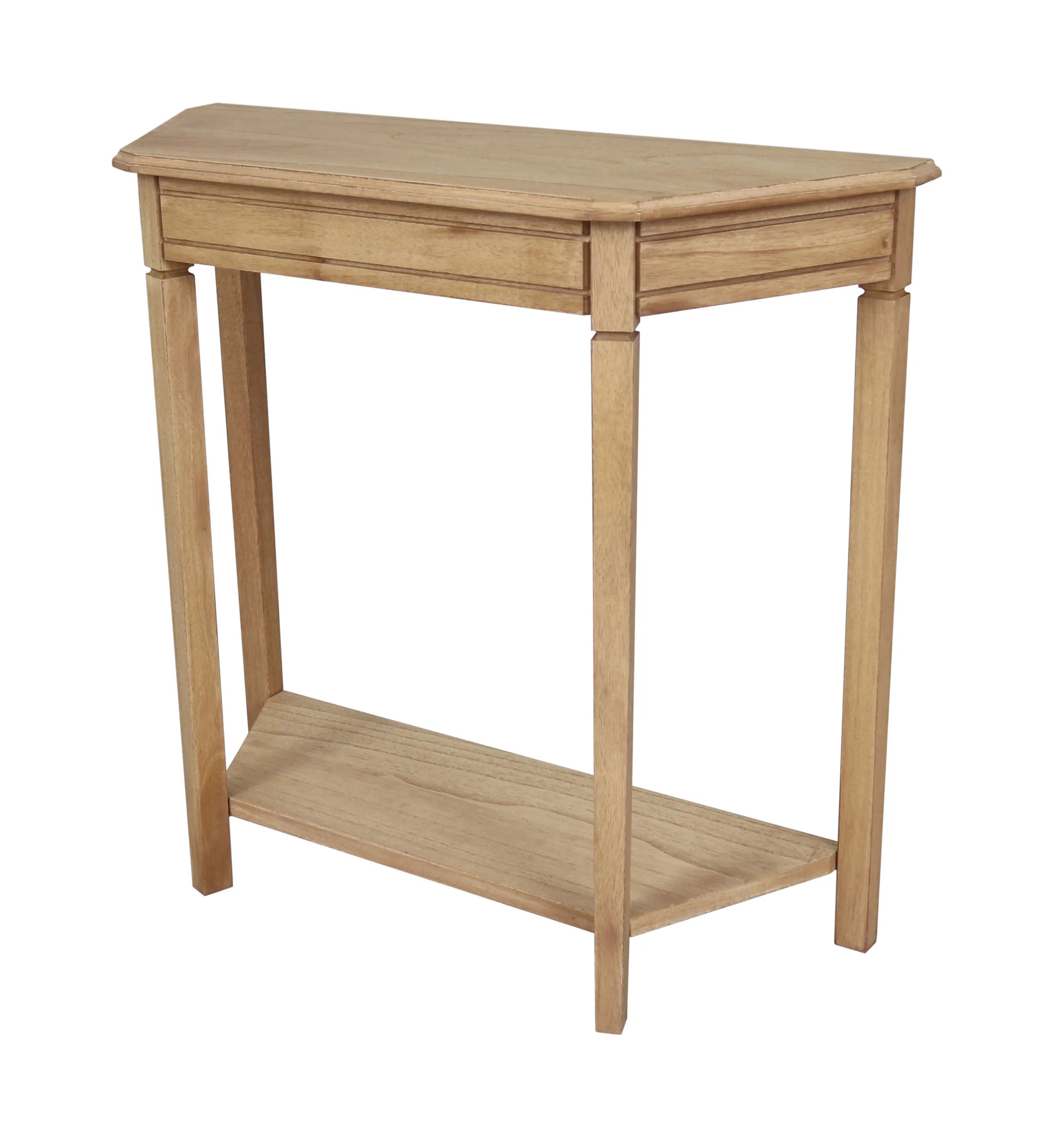 Alice Ash Half Moon Console Table