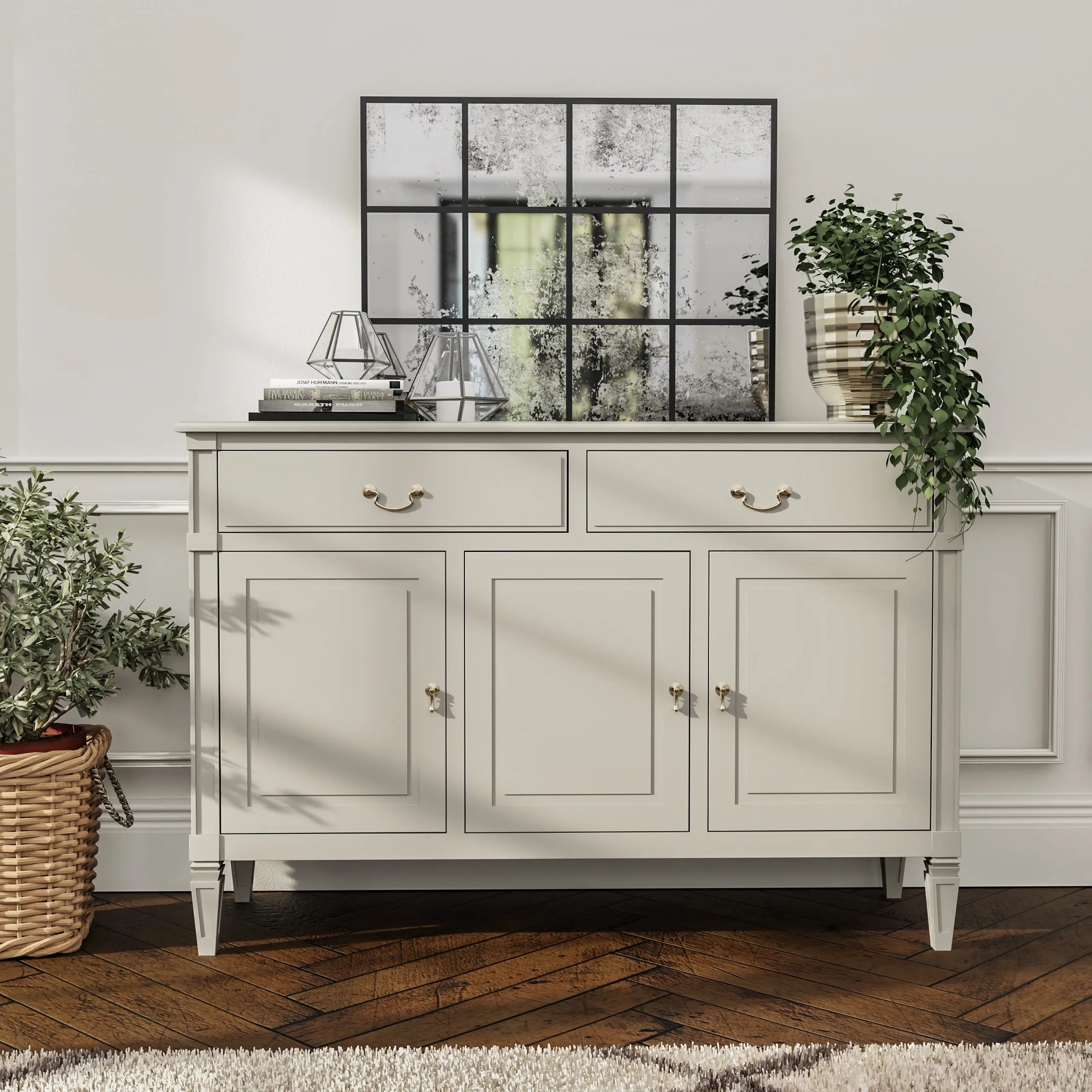 Anna Painted 3 Door Sideboard