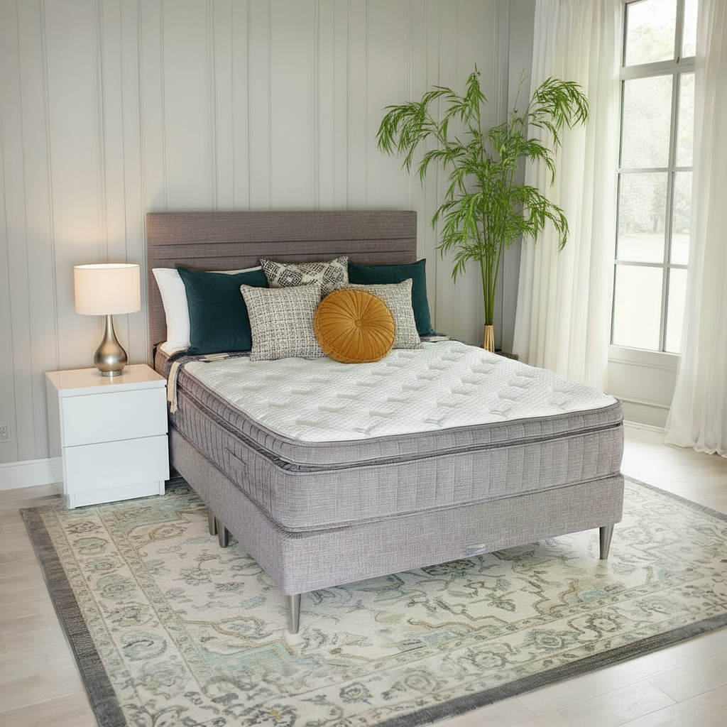 Balance Cool-Gel 2500 Mattress and Silver Leg Base