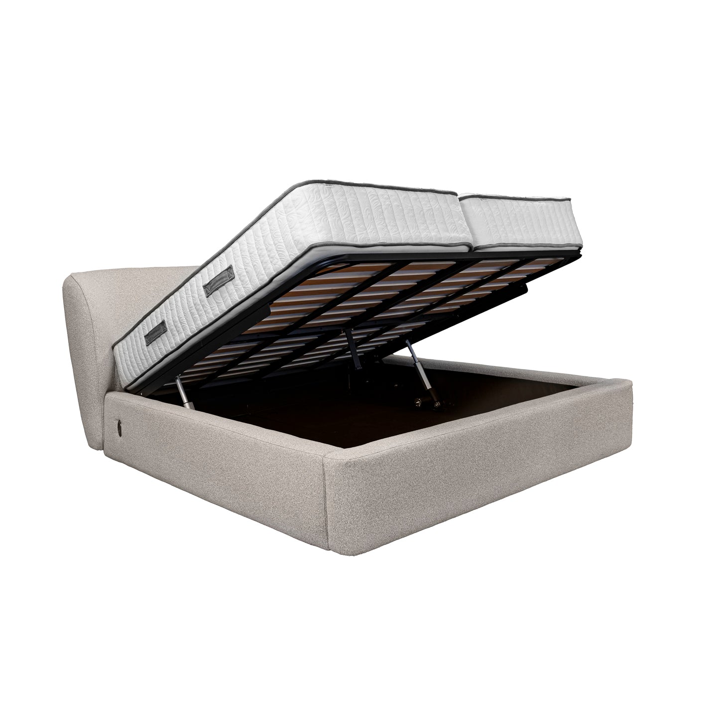 Bella 6ft Power Lift Ottoman Storage Bed