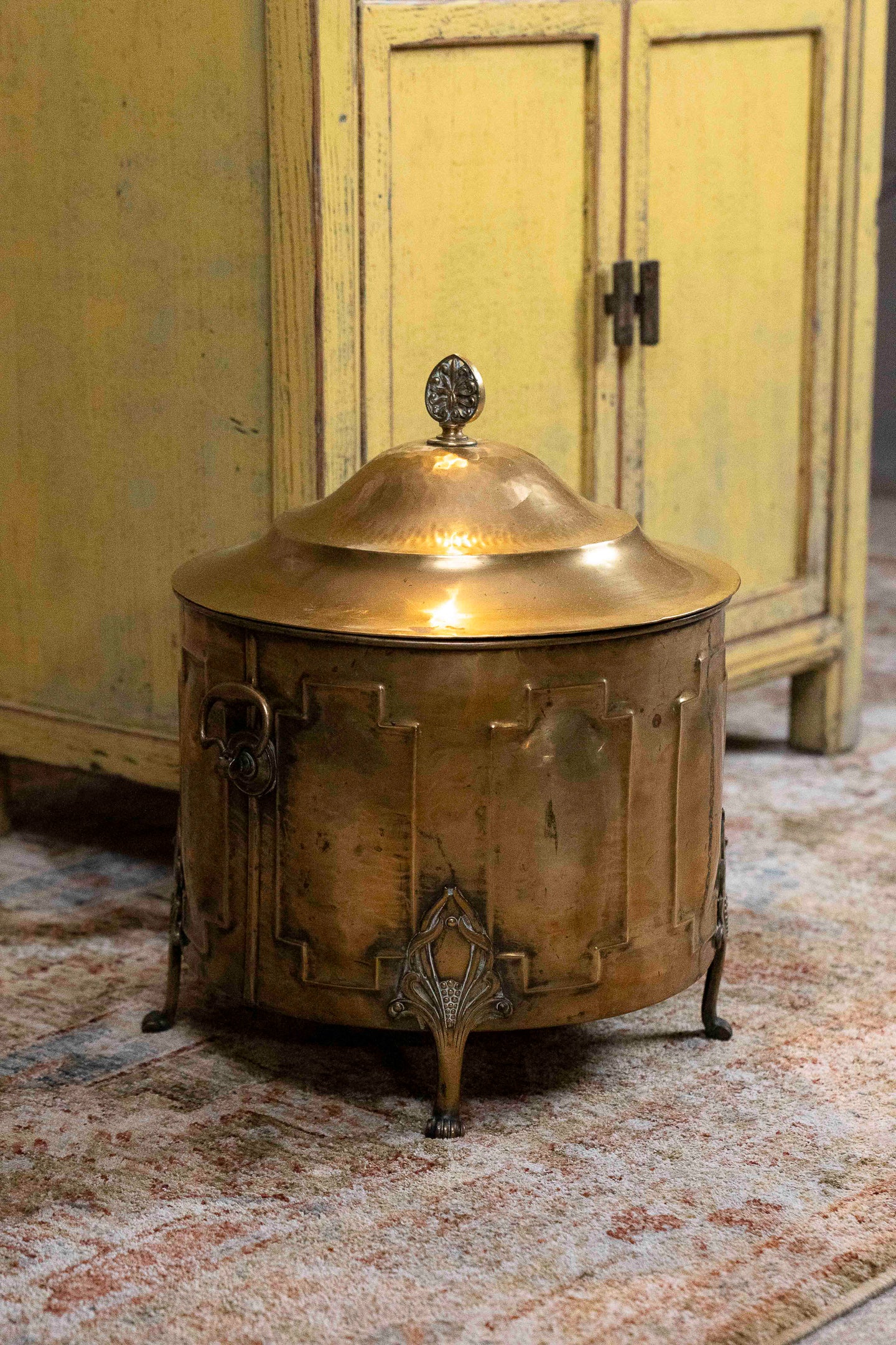 Brass Coal Bucket