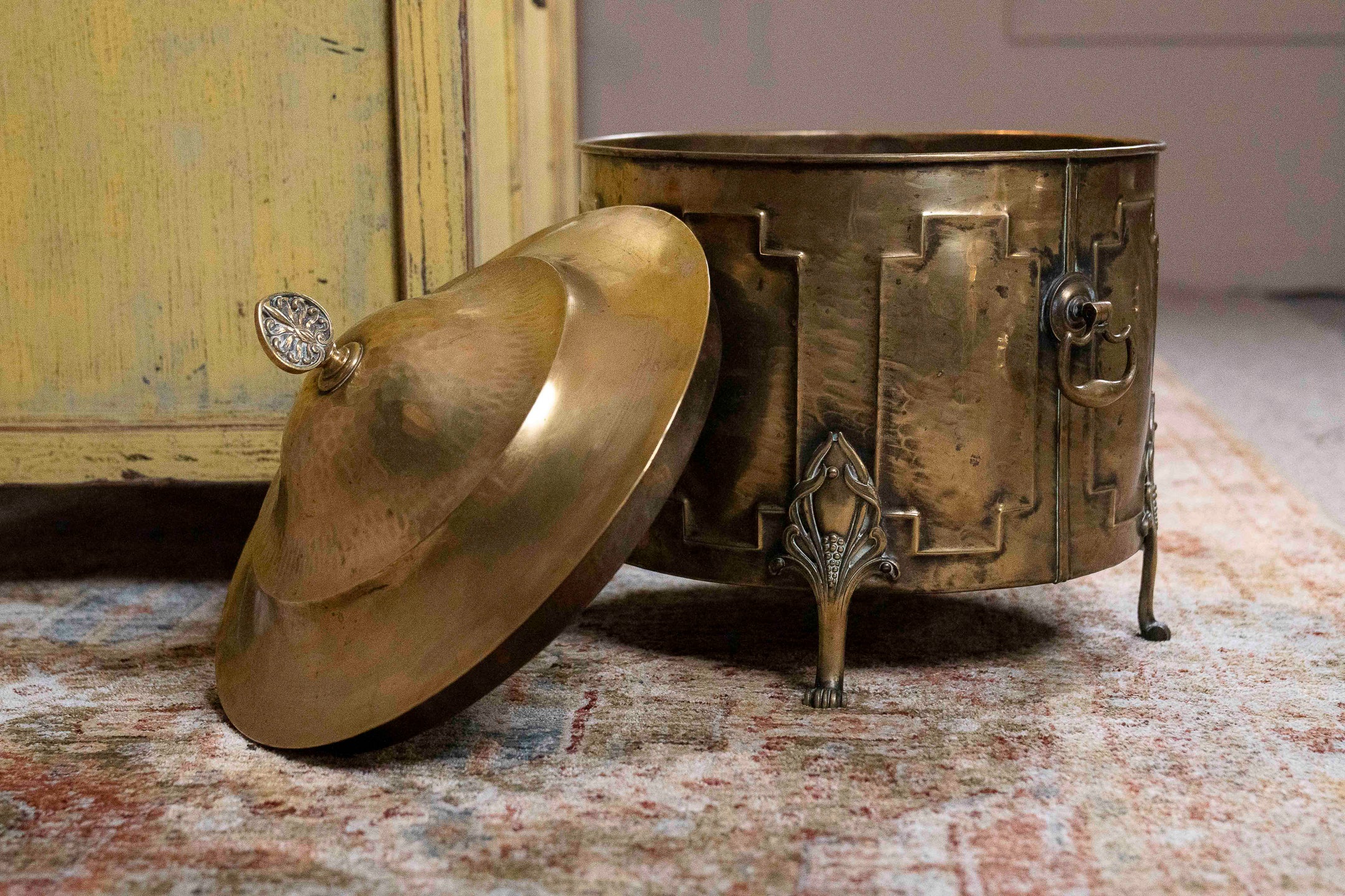 Brass Coal Bucket