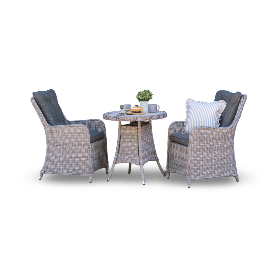 Brittas Bistro Set - Grey