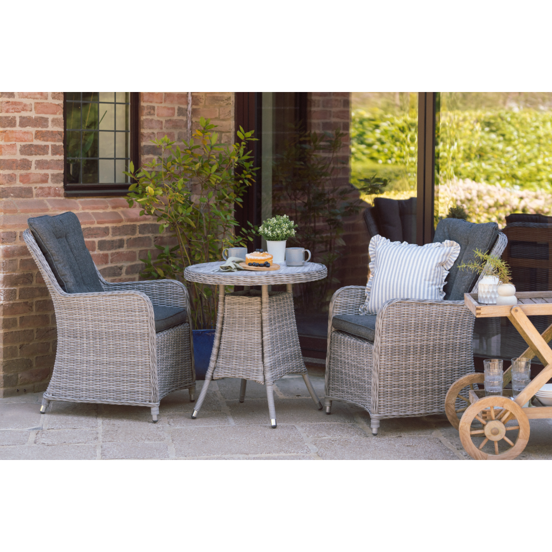 Brittas Bistro Set - Grey