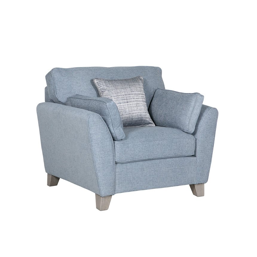 Cantrell Blue Armchair