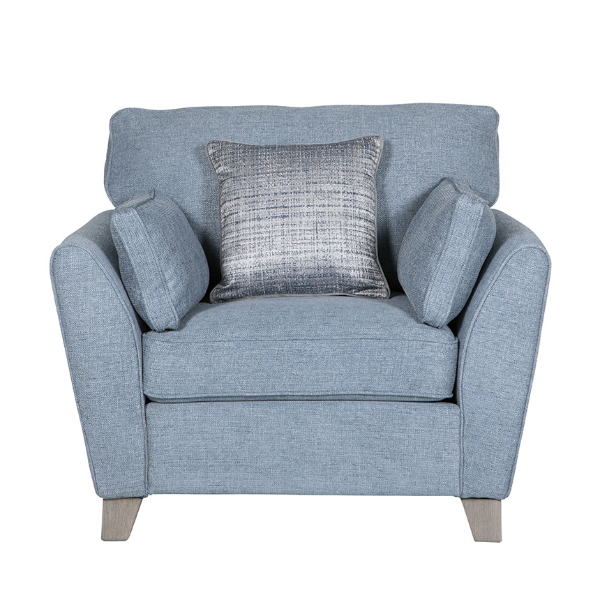 Cantrell Blue Armchair