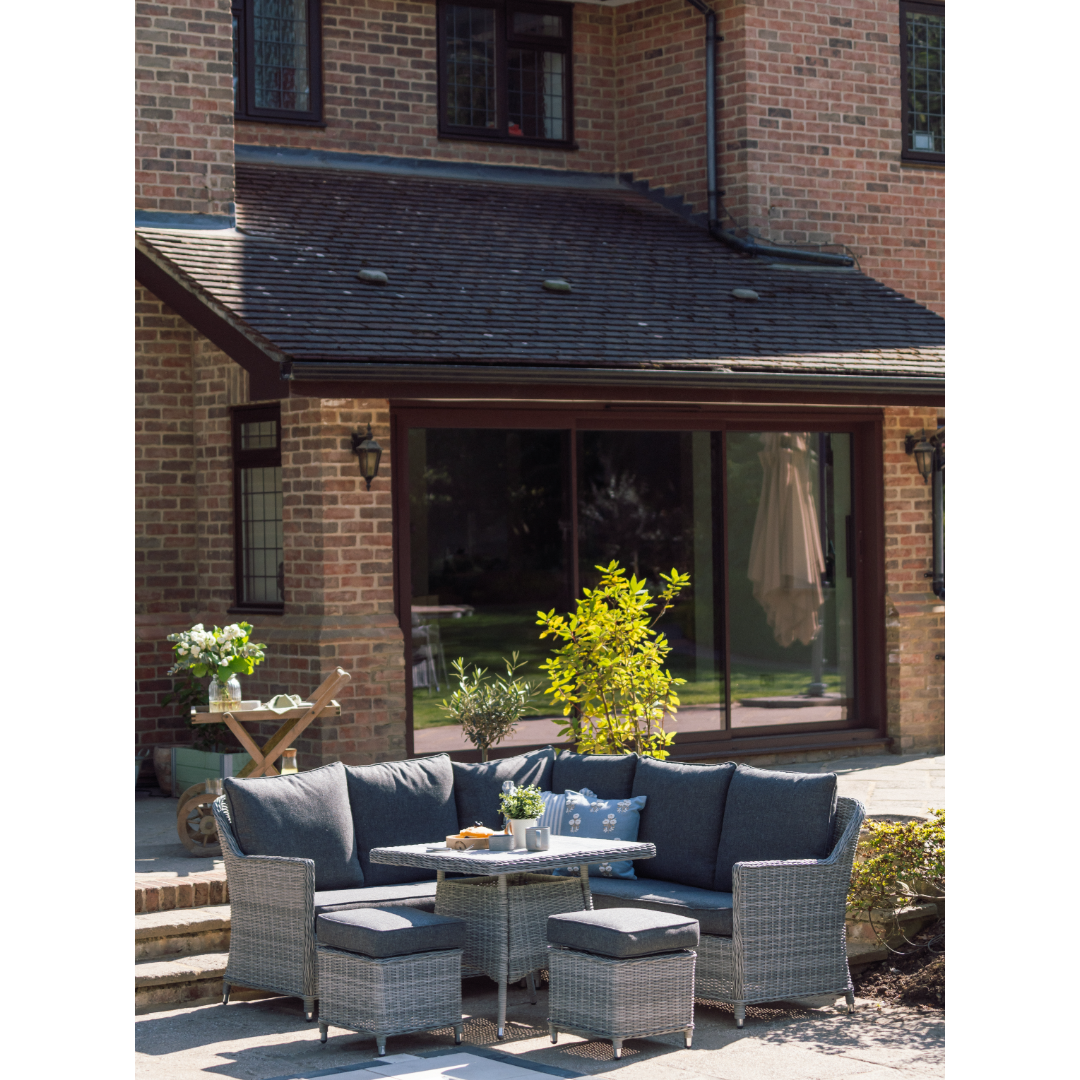 Curracloe Mini Corner Lounge Set – Grey