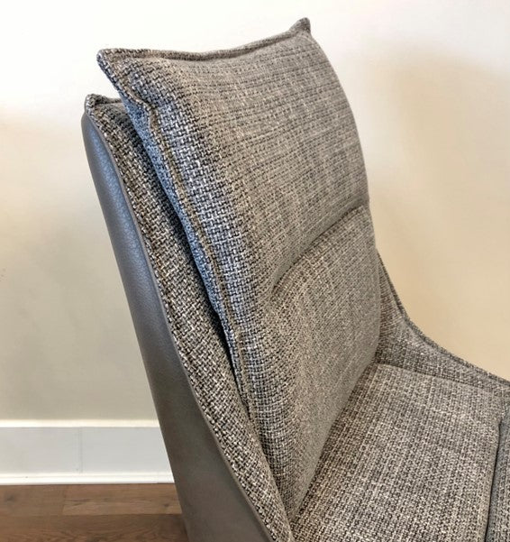 Daly Grey Dining chair close up