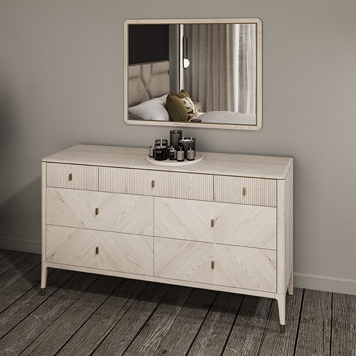 Diletta 7-Drawer Stone Dressing Chest