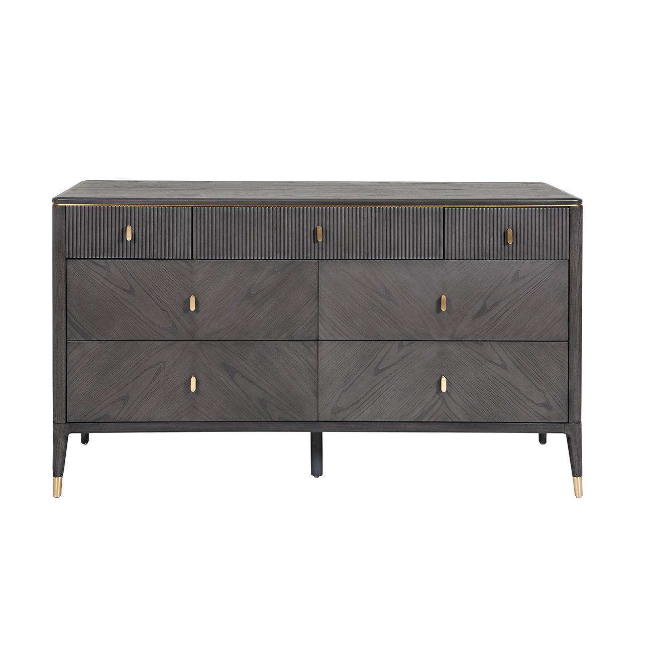 Diletta 7-Drawer Ebony Dressing Chest