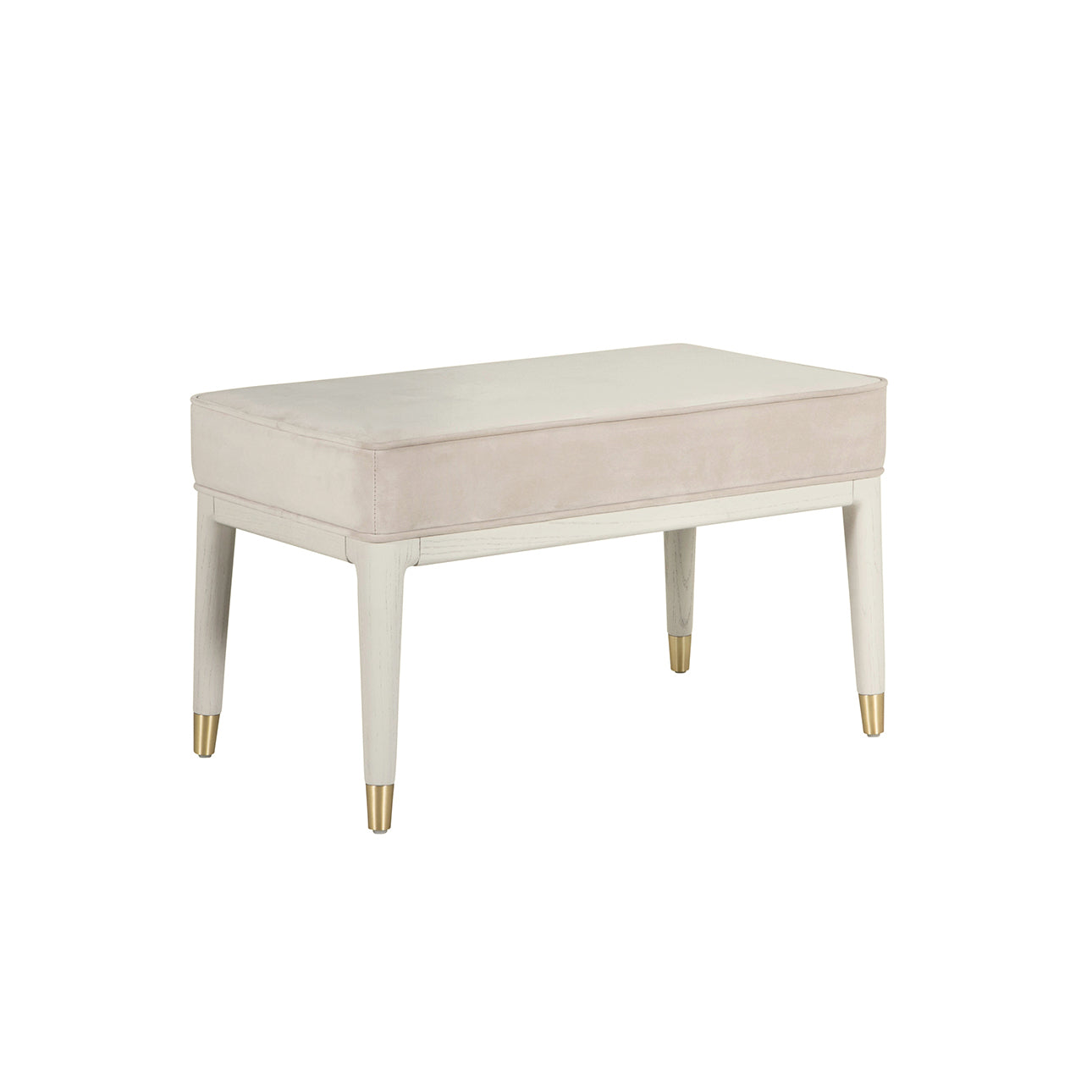 Diletta Dressing Stool - Stone Sand Velvet
