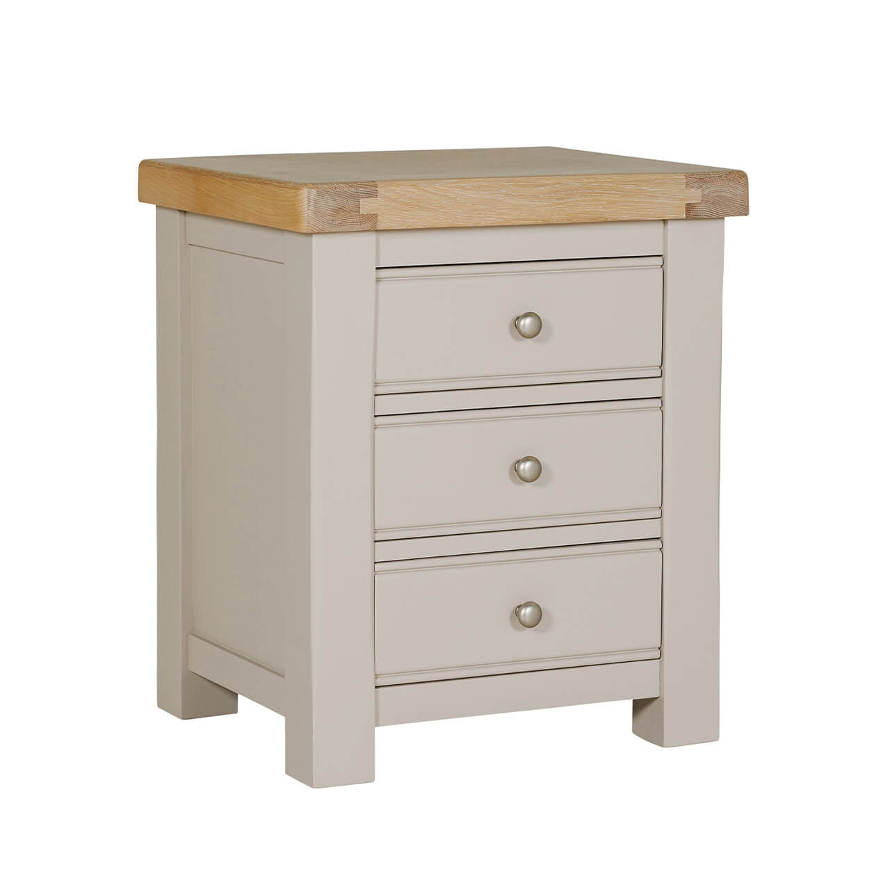 Doune 3 Drawer Bedside Table