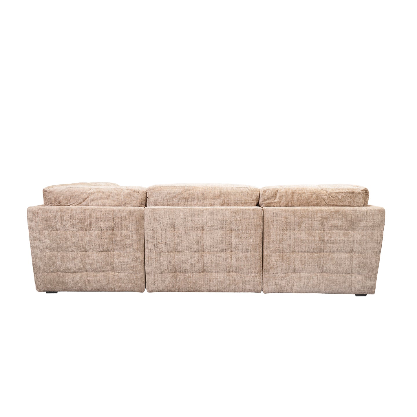 Avoca Sectional Corner Sofa Natural including footstool