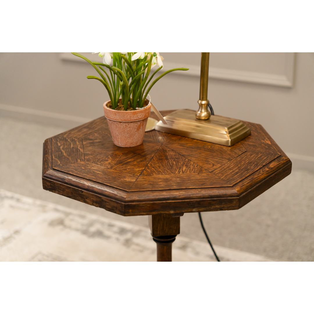 Victorian Highly Carved Round Occasional Table