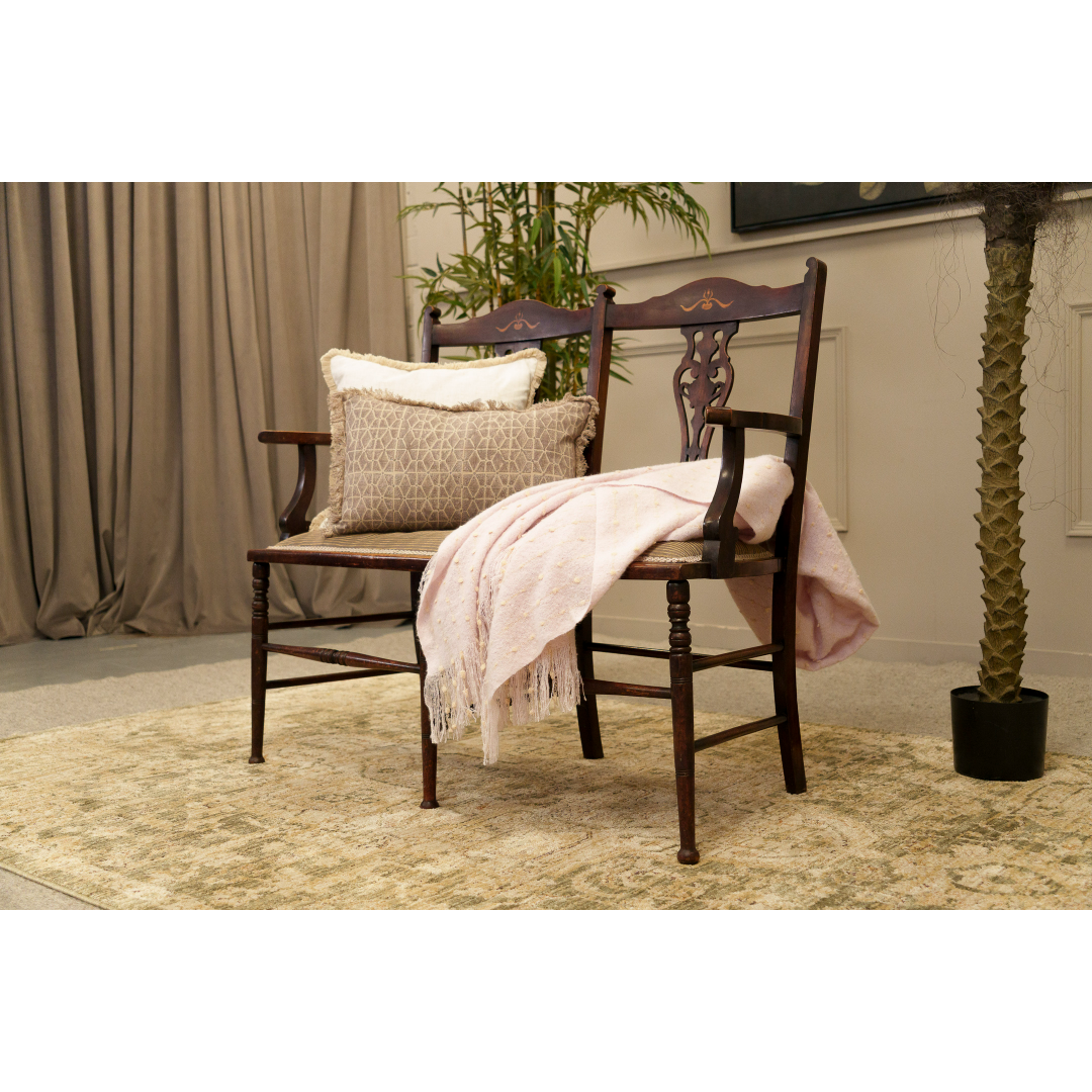 Beechwood Upholstered 2 Seater