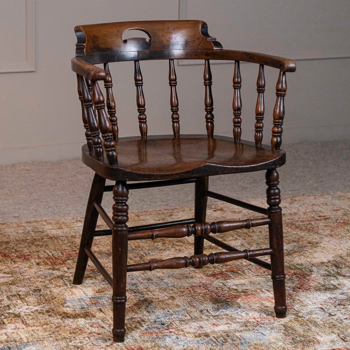 Elm Captains Armchair