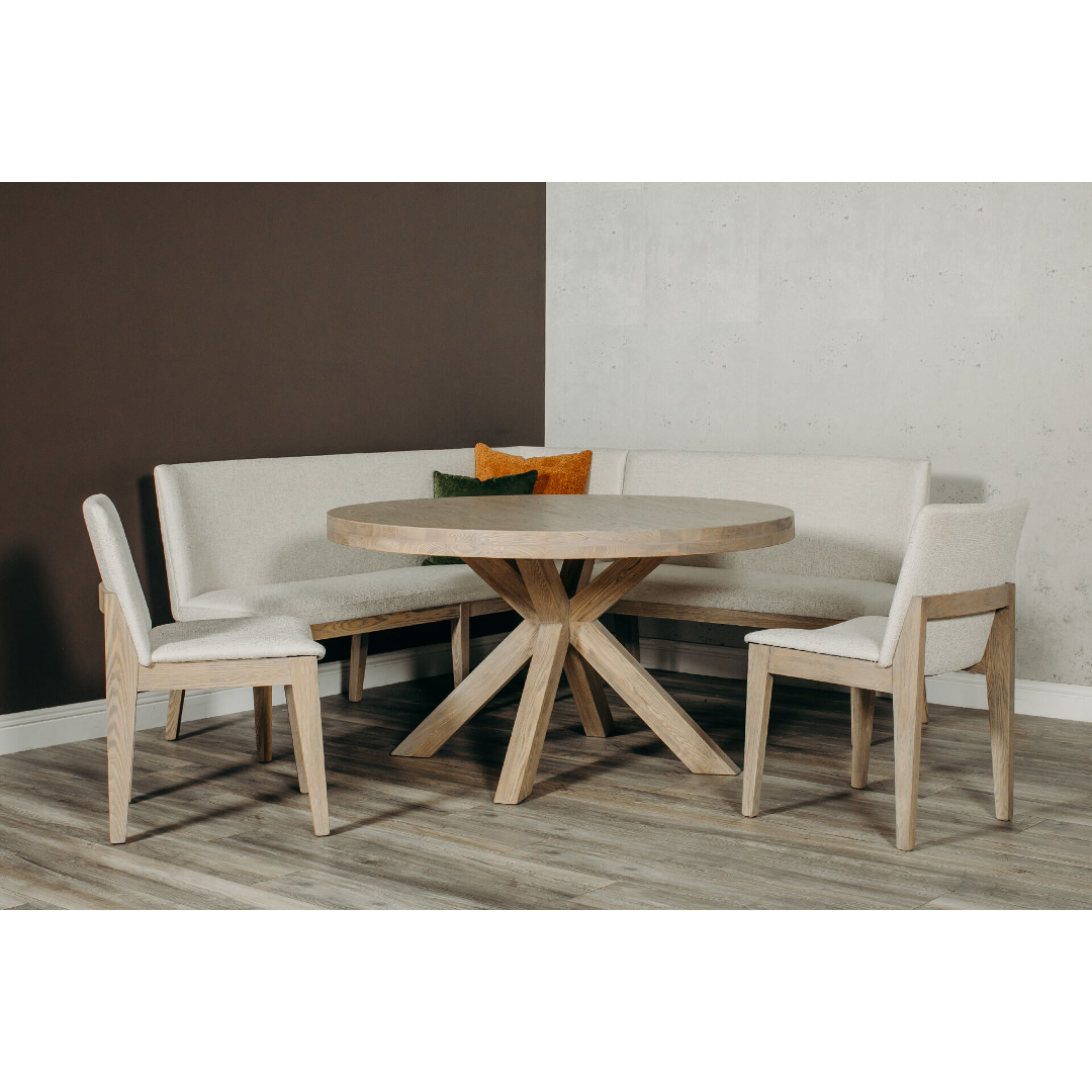 Falun Corner Bench - Natural