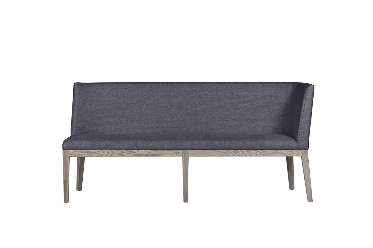 Falun Corner Bench - Dark Grey