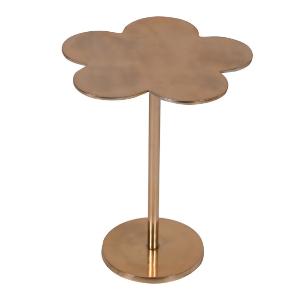 Golden Petal Accent Side Table