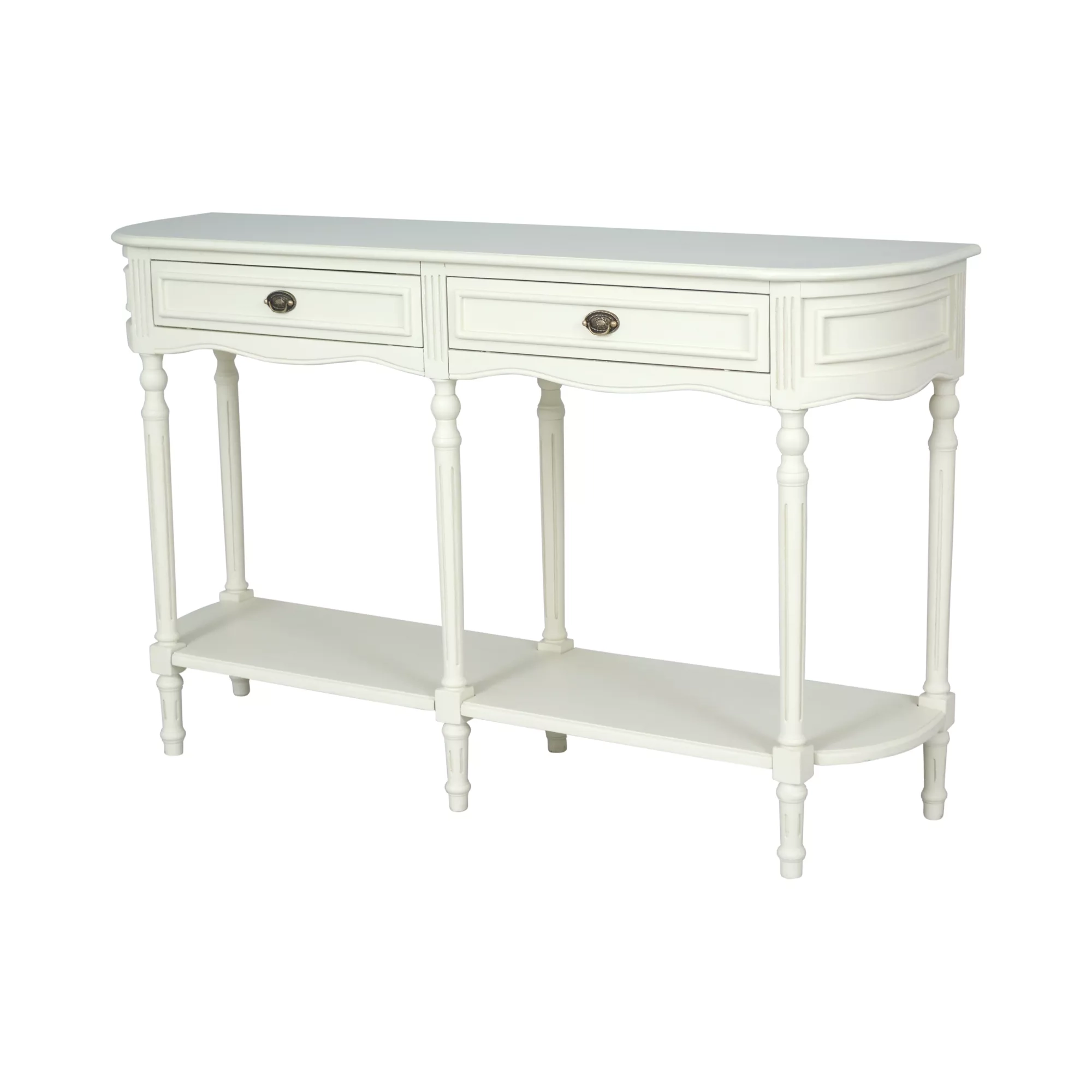Hermitage 2 Drawer 1 Shelf Console Table