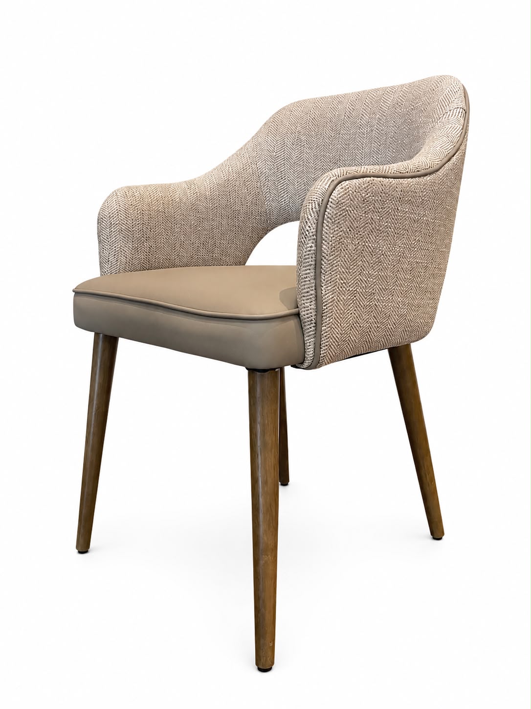 Porta Dining Chair - Rubberwood legs