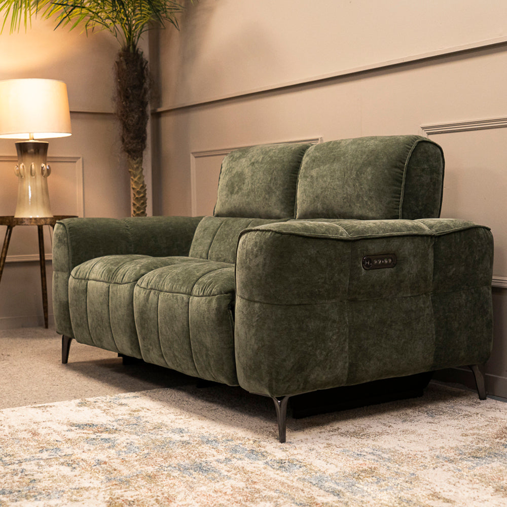 Iris 2 Seater Powered Recliner Sofa- Fabric
