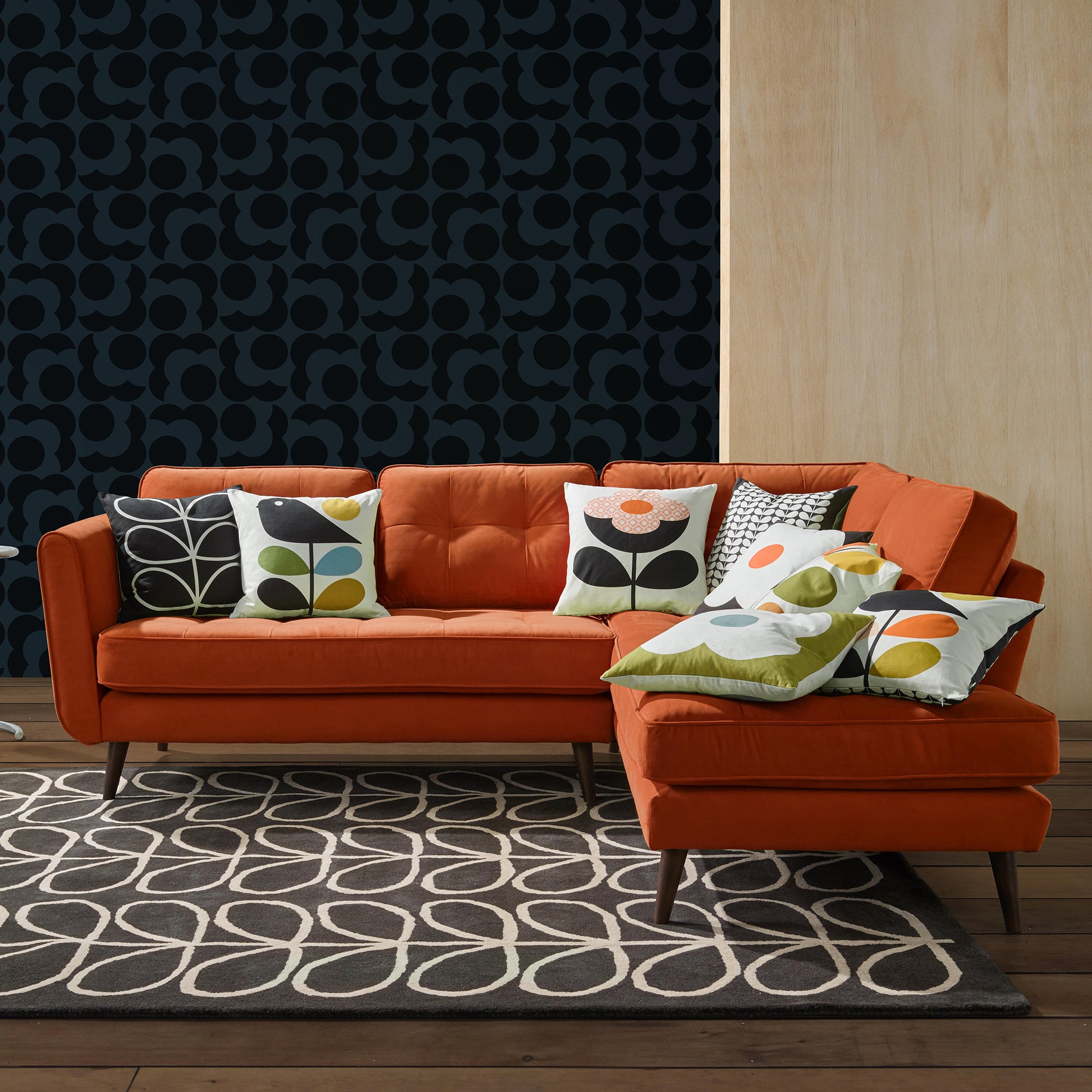 Orla Kiely Ivy Corner Sofa (Left/Right-Hand Facing)