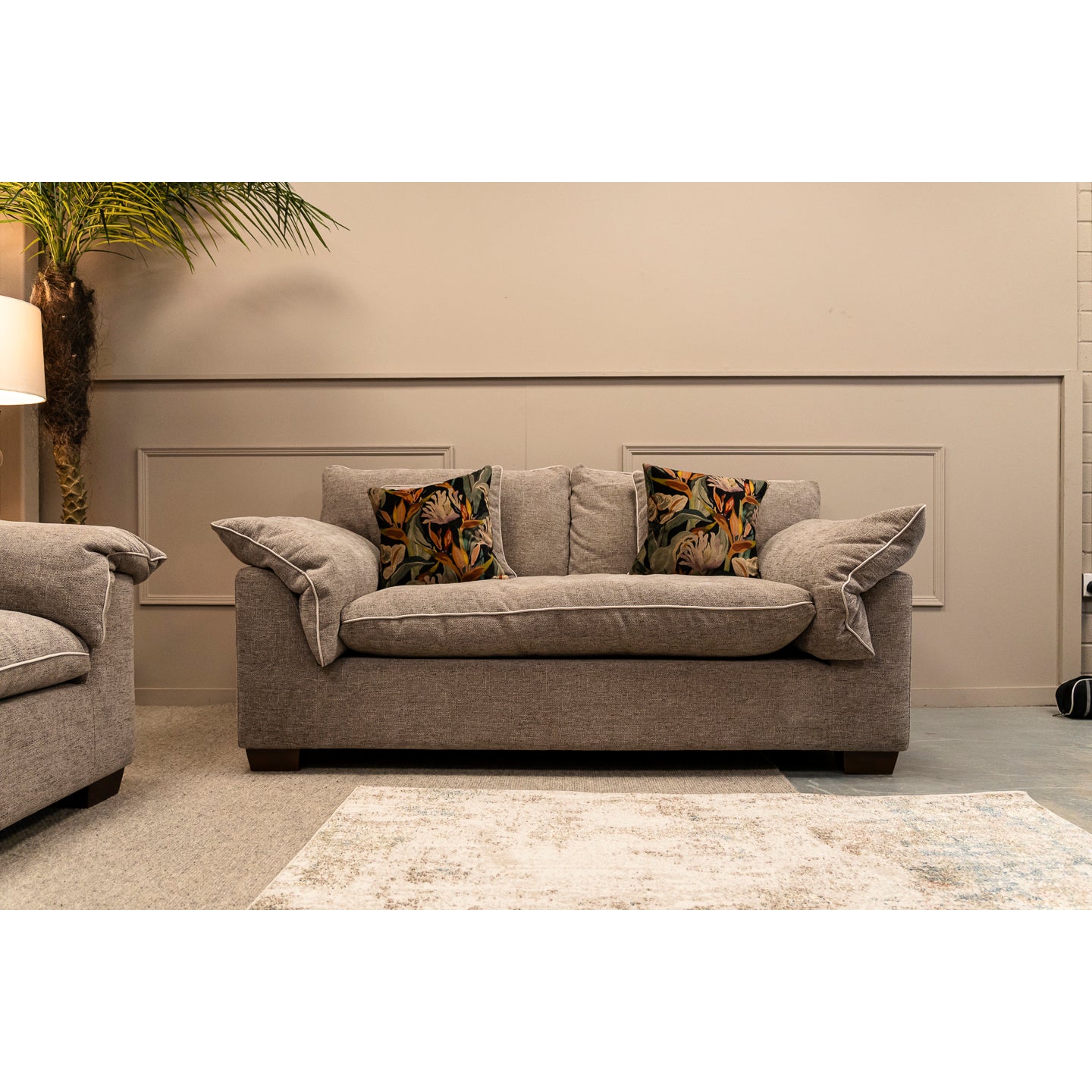Kiera 2 Seater Sofa - Mushroom