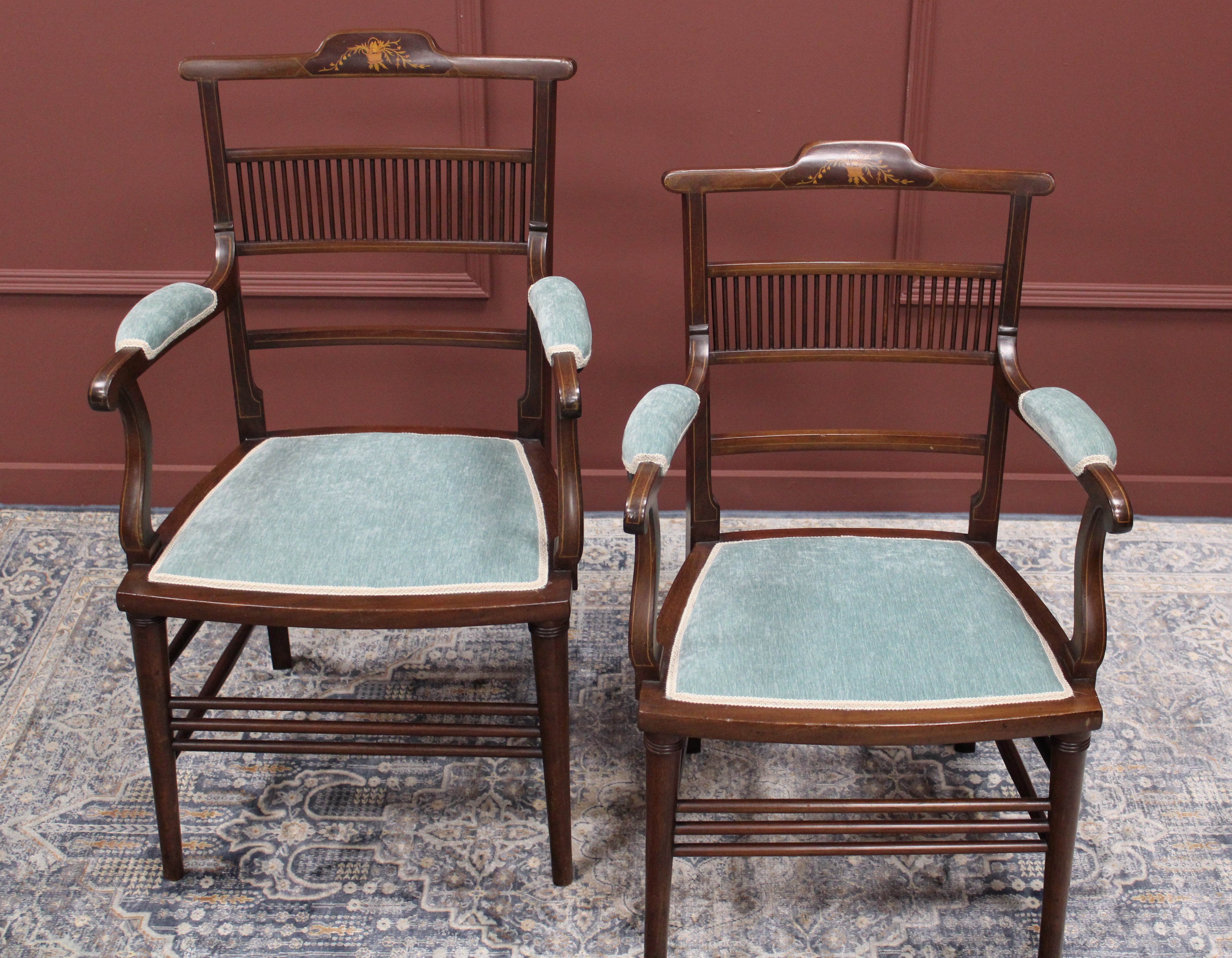 Ladies and Gents Armchairs