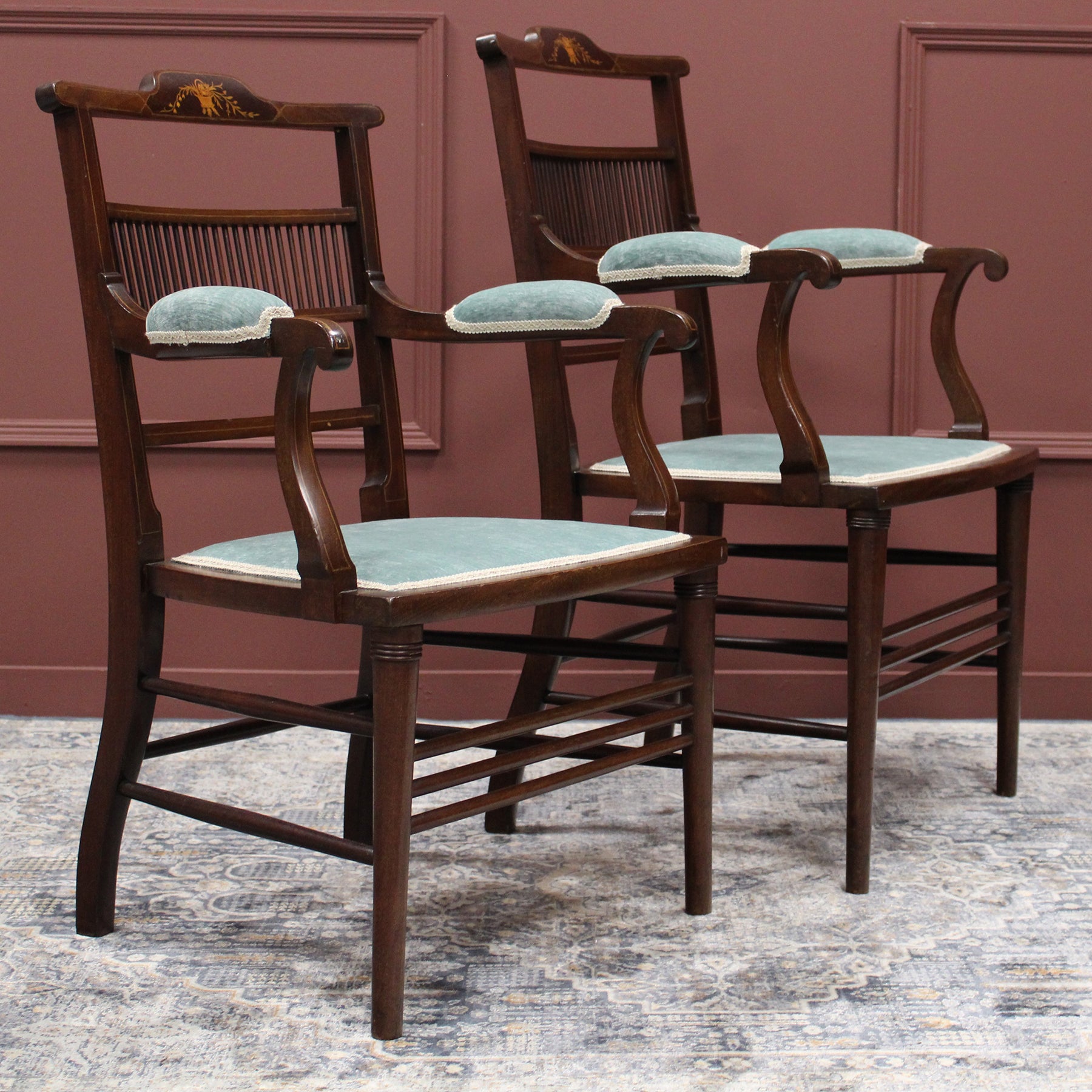 Ladies and Gents Armchairs