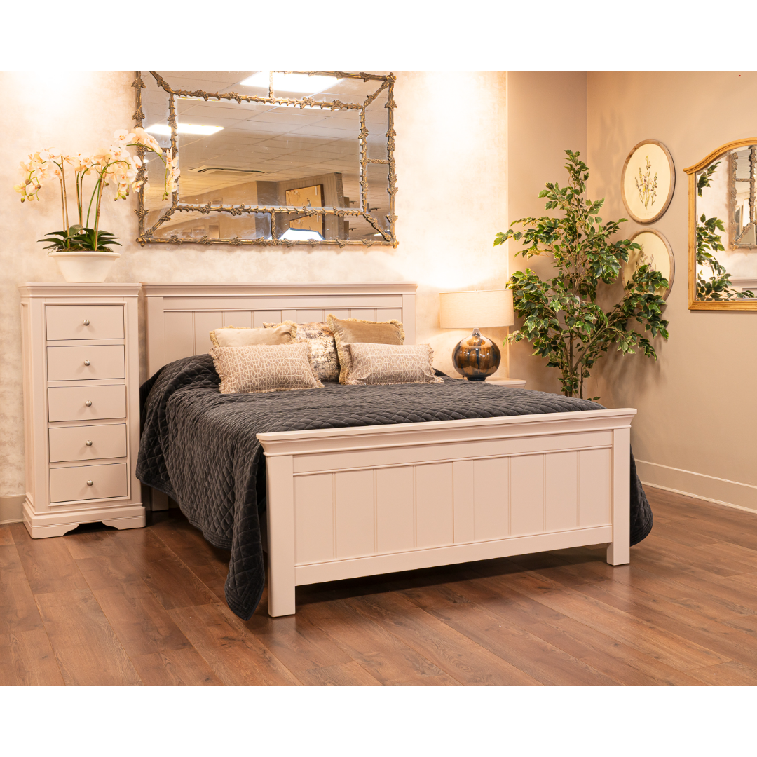 Lara 4ft6 Double Bed Frame - Light Taupe