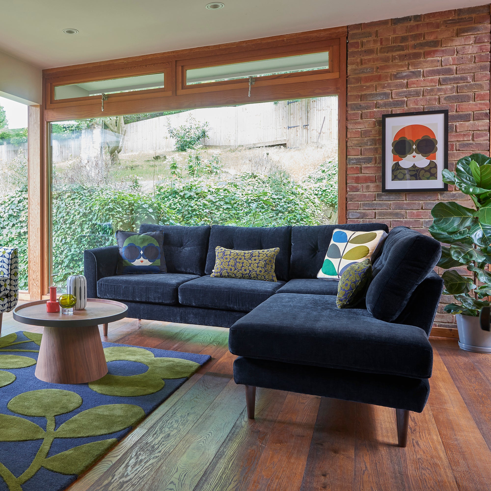 Orla Kiely Linden Corner Sofa (Left/Right-Hand Facing)