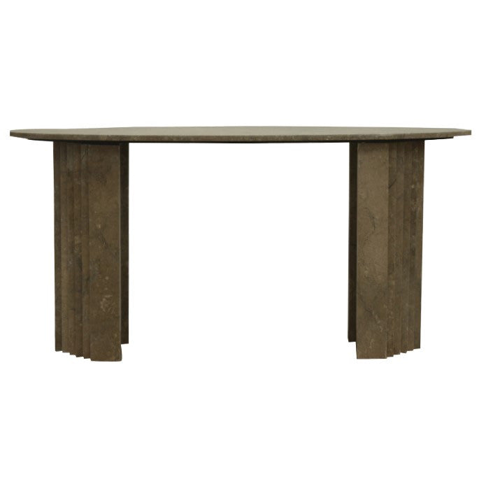 Lucca Console Table – Grey Marble