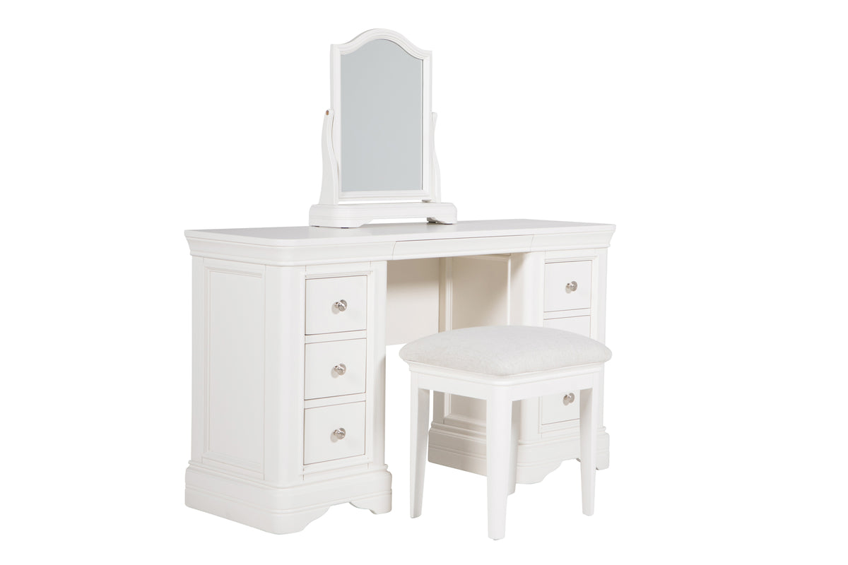 Mabel Dressing table, stool and mirror set