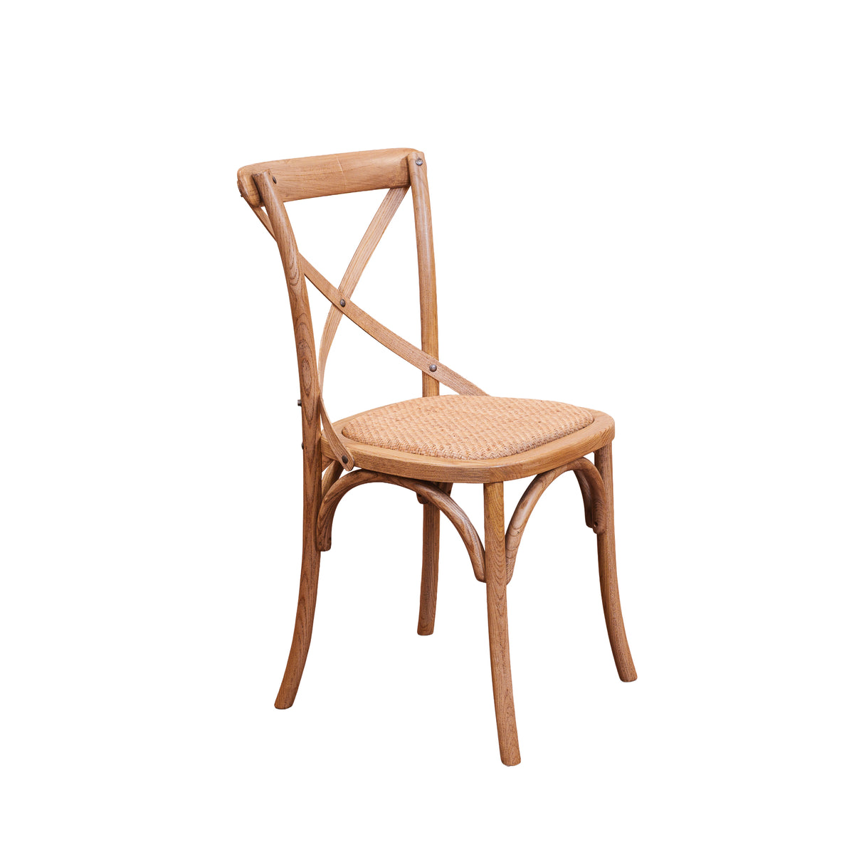 Malta Bentwood Bistro X-Back Chair - Natural Oak