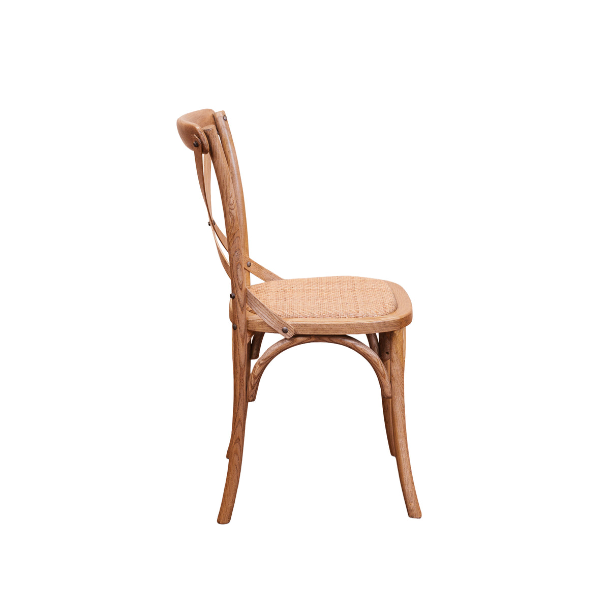 Malta Bentwood Bistro X-Back Chair - Natural Oak