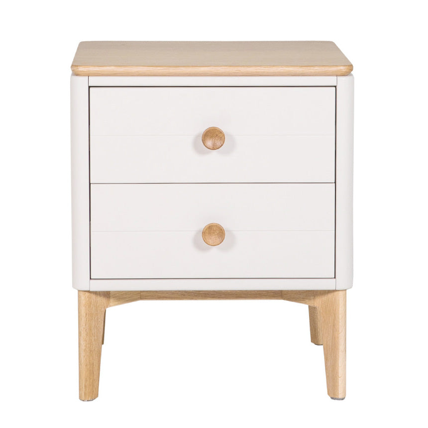 Moderna 2 Drawer Bedside Locker