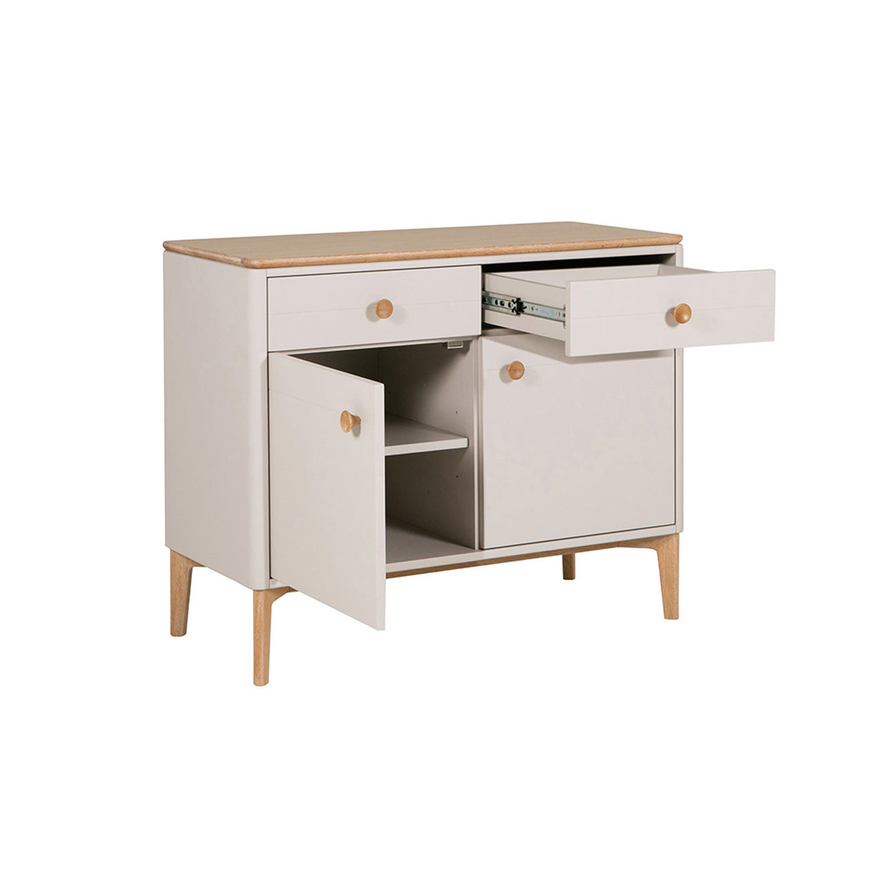 Moderna Small Oak Sideboard