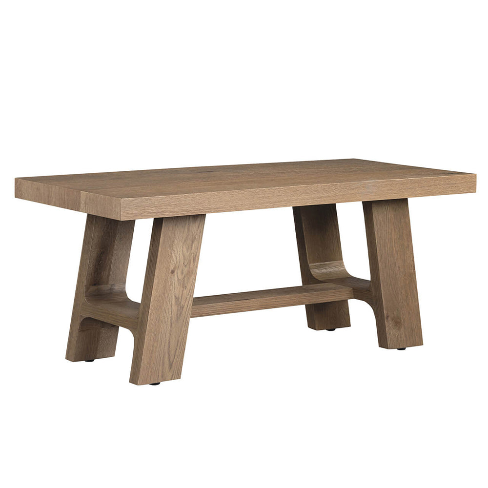 Massimo Narrow Coffee Table – Cashew Wood Finish
