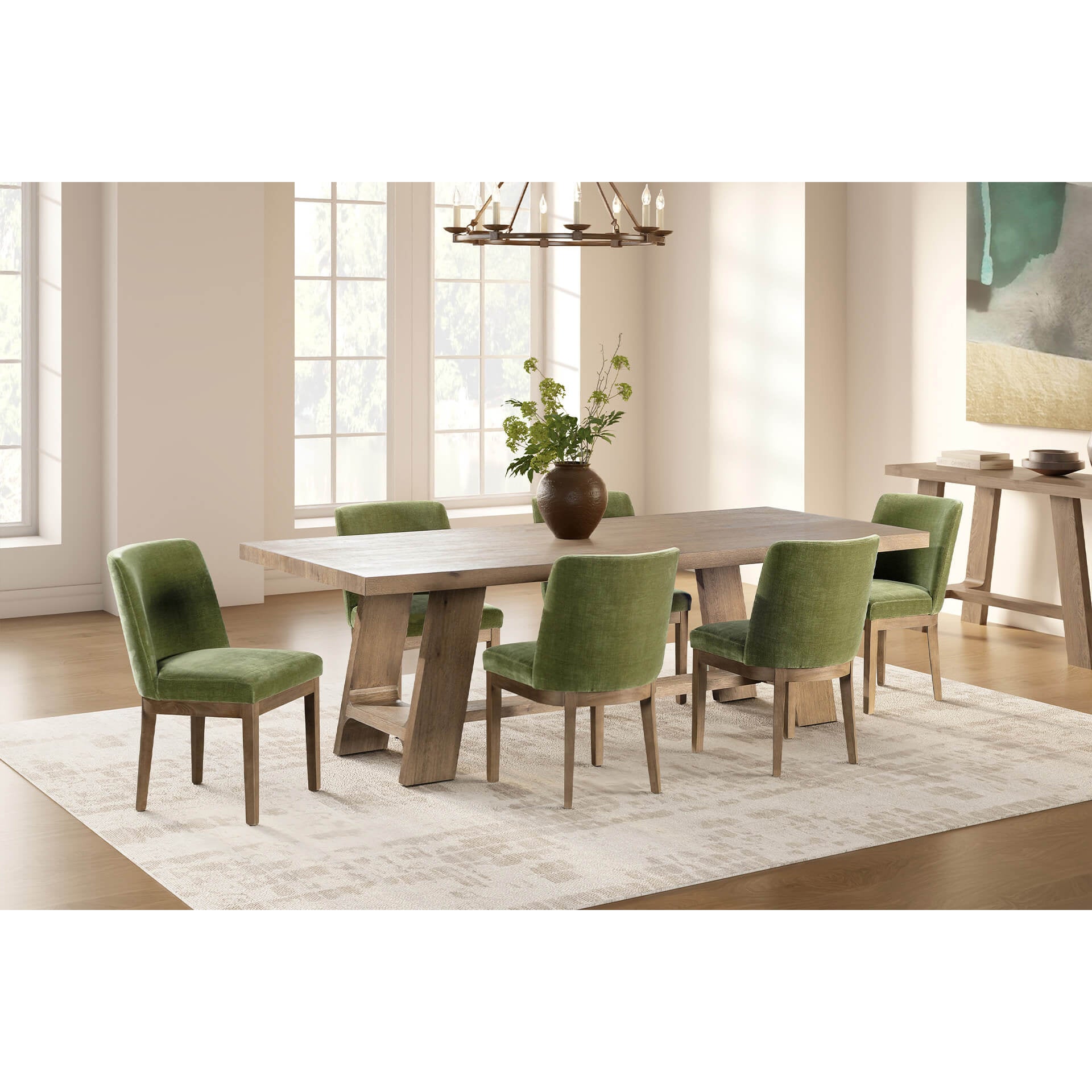 Massimo Dining Table 230cm – Large Cashew Wood Table