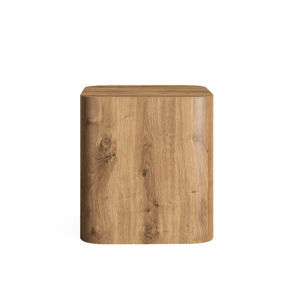 Massimo Lamp Side Table – Cashew Wood