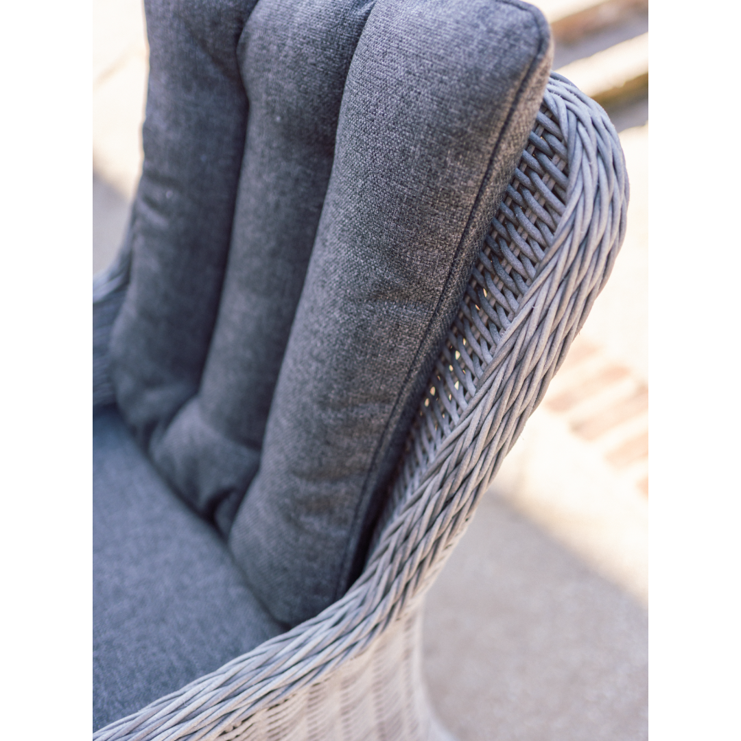 Muckross 6 Seater Round Dining Set – Grey