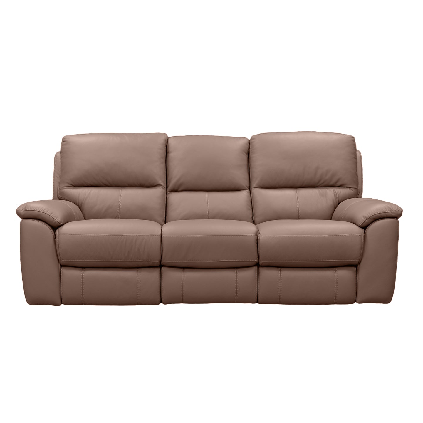 Naples Leather 3 Seater Powered Recliner Sofa