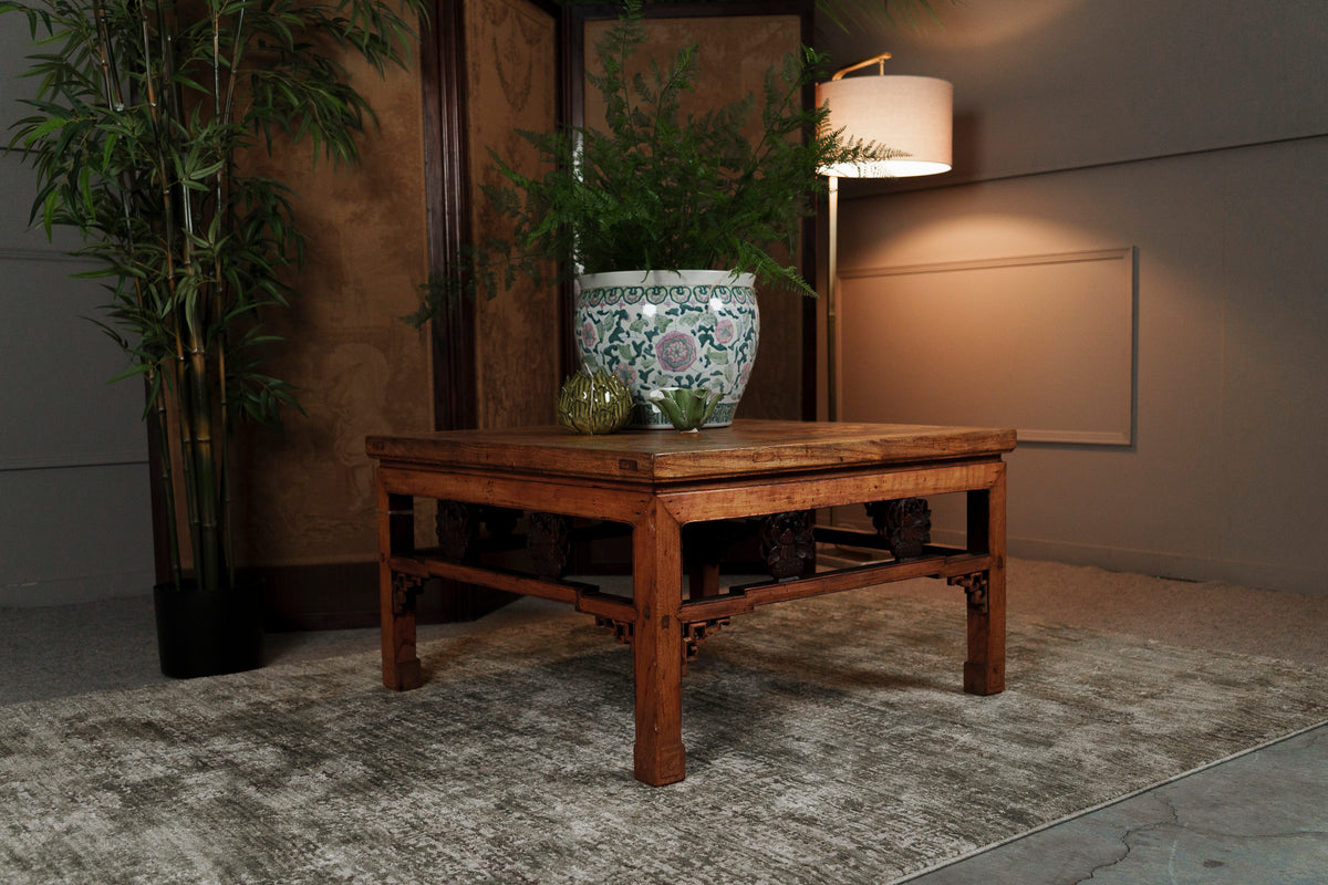 Antique Oriental Hardwood Coffee Table