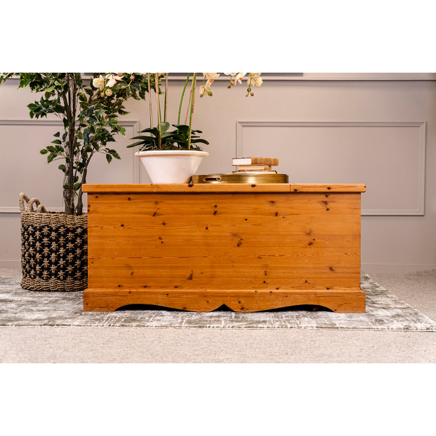 Pine Coffee Table Chest