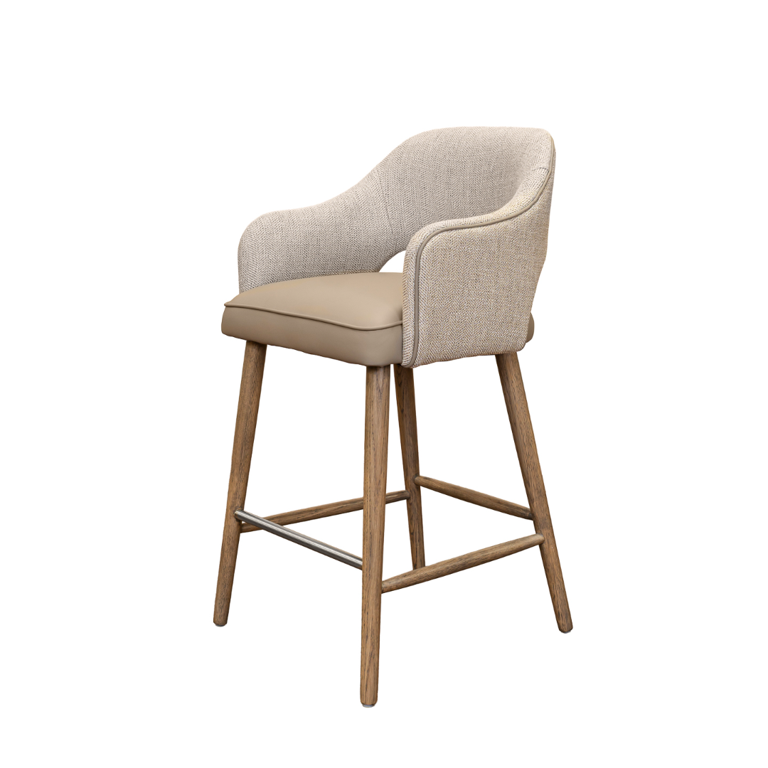 Porta Stool - Grey Oak Leg