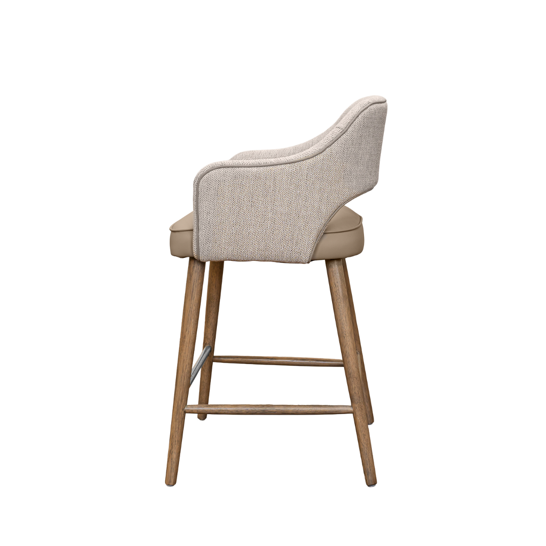 Porta Stool - Grey Oak Leg